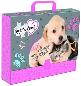 Teczka z rączką A4 XL My Little Friend mix cena za 1 szt SZ-74395