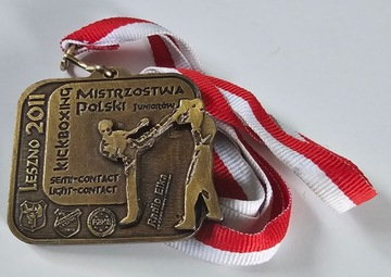 МЕДАЛЬ ЮНОШСКОГО ЧЕМПИОНАТА ПОЛЬШИ ПО КИКБОКСУ ЛЕШНО 2011