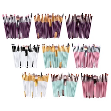 3 набора кистей для макияжа по 20 предметов.