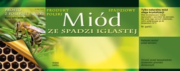 Etykiety na Miód ze Spadzi Iglastej (100szt) E122