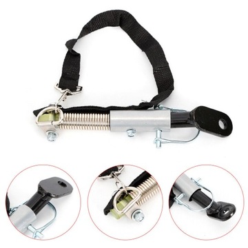 STAL ZACZEP PRZYCZEPKI ROWEROWEJ PASEK WÓZKI DLA NIEMOWLĄT GŁOWICA CIĄGNIKA