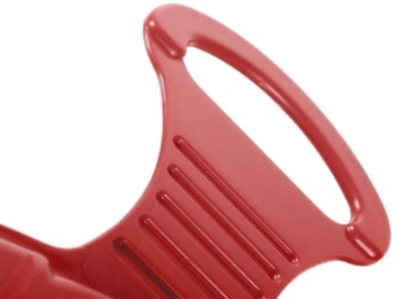 Пластиковый планер JABŁUSZKO SLIDE ДЛЯ СНЕГА, КРАСНЫЙ, БОЛЬШОЙ