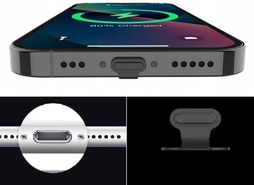 КРЫШКА РАЗЪЕМА ЗАРЯДКИ ОТ ПЫЛИ USB-C КРЫШКА IPHONE LIGHTNING