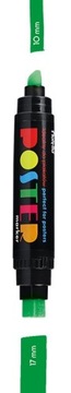 Marker dwustronny, permanentny zielony Fiorello POSTER 1 szt.