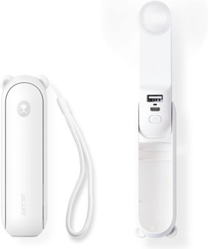 JISULIFE MINI WENTYLATOR RĘCZNY BIAŁY 88021