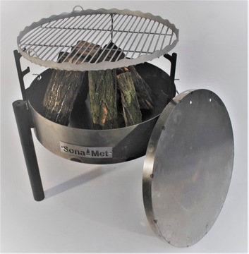 HIGH XL BURN + РЕШЕТКА INOX + КРЫШКА S60