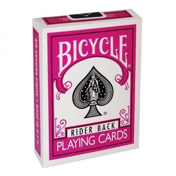 Karty do gry Bicycle Standard Rider Back Fuchsia