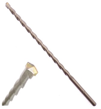 WIERTŁO 12 DO BETONU DŁUGIE WALCOWE 12x300 MURU CEGŁY KAMIENIA WIDIOWE 12MM