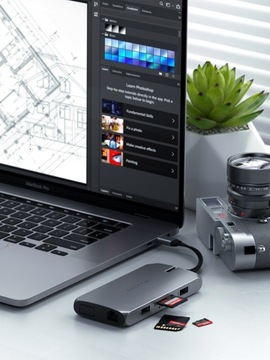 USB C HDMI HUB SATECHI ON THE GO МУЛЬТИПОРТОВЫЙ