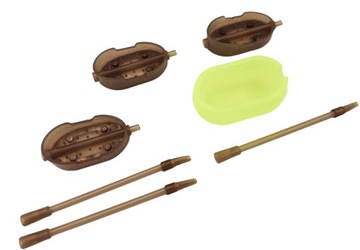 Zestaw Koszyków Method Feeder Boat ECO Podajnik Koszyk Foremka Lotki 3x50g