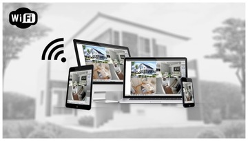 Zewnetrzna KAMERA 1080p FULL HD bezprzewodowa WIFI