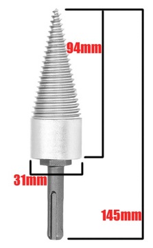 СВЕРЛО ДЛЯ РАСКОЛЕНИЯ ДРЕВЕСИНЫ СКОЛКА КЛИН SDS+