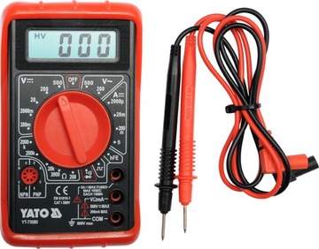 Multimetr/miernik cyfrowy, buzer YT-73080 YATO