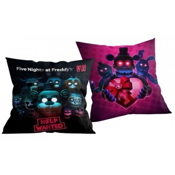 Poduszka Five Nights at Freddy's 40x40 – dwustronna z bohaterami FNaF