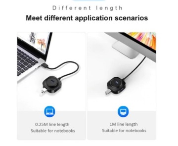 HUB Splitter 4 порта USB 3.0 1M