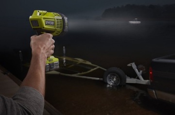 Перезаряжаемая галогенная лампа-фонарик для мастерских Hi-Beam Body 18V RYOBI