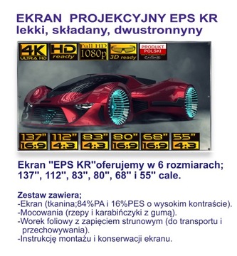 EKRAN PROJEKCYJNY 80