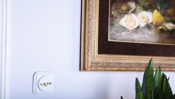 CERAMICZNY WŁĄCZNIK PODTYNKOWY KRZYŻOWY BIAŁY OBROTOWY BEZ RAMKI CWPTKWBR