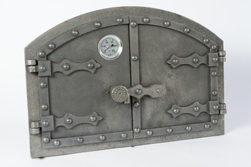 Чугунная дверца для печи-коптильни для пиццы и хлеба