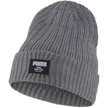 Puma czapka zimowa ciepła szara męska damska beanie