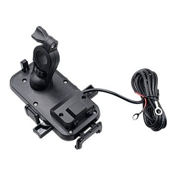 ЗАРЯДНОЕ УСТРОЙСТВО ДЛЯ МОТОЦИКЛА С РУЧКОЙ ВКЛ/ВЫКЛ 2xUSB