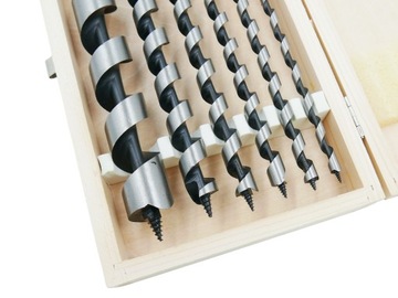 СВЕРЛА ПО ДЕРЕВО 230 мм СВЕРЛА НАБОР СВЕРЛ 6-25 мм КОРОБКА