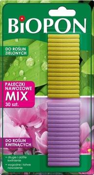 NAWÓZ PAŁECZKI DO ROŚLIN ZIELONYCH I KWITNĄCYCH