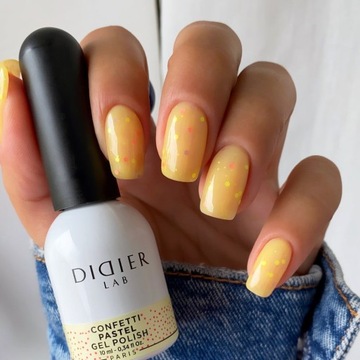 Гибридный лак для ногтей конфетти PASTEL Didier Lab