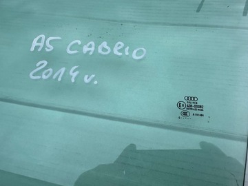 AUDI A5 CABRIO 8F SKLO (OKNO) DVEŘE LEVÝCH 2014R