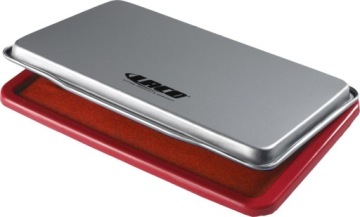 Poduszka do stempli 7x11cm Laco czerwona