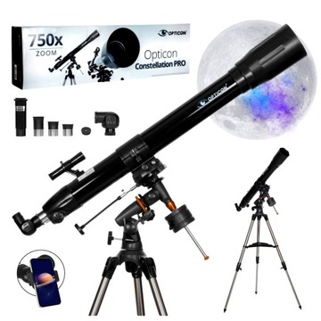 Астрономический телескоп Телескоп OPTICON - Constellation PRO 90F1000EQ
