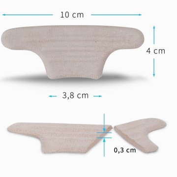 ZAPIĘTKI do butów ŻELOWE WKLEJANE welurowe