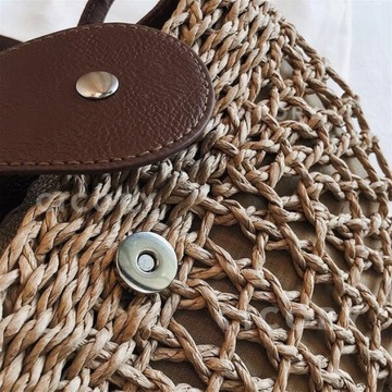 Сумка на плечо BOHO BASKET HALF MOON WOVED