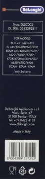 De'Longhi DLSC002 Картридж фильтра WaterFilter, 0,3 л