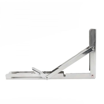 PODPÓRKA PÓŁKI BLATU KĄTOWNIK SKŁADANY CHROM L-200