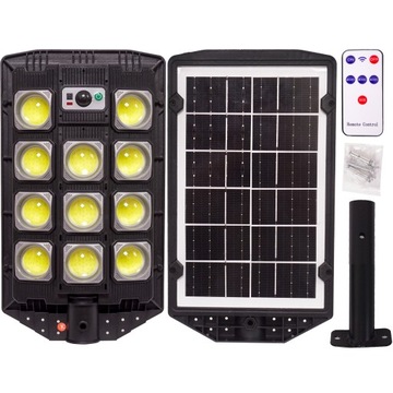 Lampa 1000w LED COB Solarna Pilot + Mocowanie