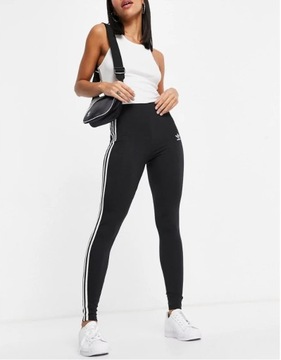 Adidas Damskie Legginsy spodnie fitnes siłowniaFit