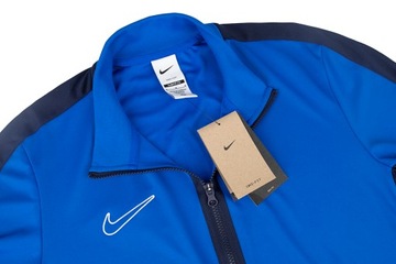 Bluza Męska NIKE Rozpinana Sportowa Dresowa Logo SWOOSH Niebieska roz.M