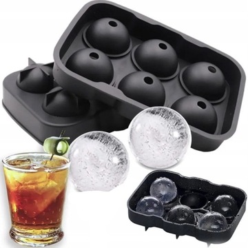 Ледяной куб образует силиконовые шарики XXL