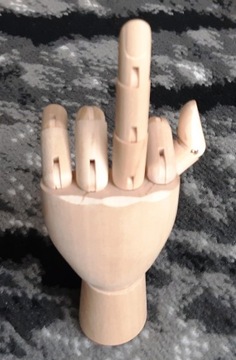 ДЕРЕВЯННАЯ РУЧНАЯ МОДЕЛЬ, РУКА, РУЧКА, РУКА, СРЕДНАЯ РУКА