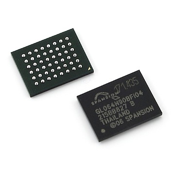 [2 шт.] S29GL064N90BFI040 BGA64 64 Мбит памяти