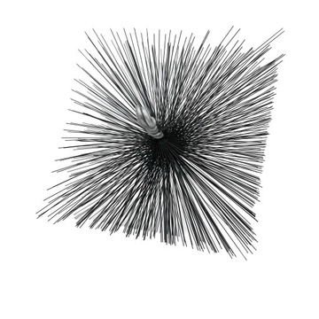 НАБОР ТРУБОЧИСТИТЕЛЯ ДЛЯ ЧИСТКИ ДЫМОХОДА 2,5 кг 15 м ШАРОВАЯ ВЕРЕВКА С ЩЕТКОЙ