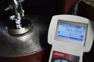 Неодимий магнит 400 кг N52 Magnepol | Сильный с антикоррозийным ухом M10