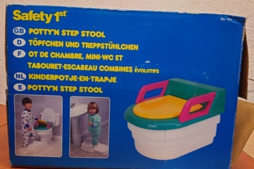 Krzesełko stołek z nocnikiem dla dzieci Safety 1 ,TOY LET nocniki