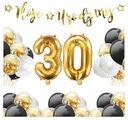 Zestaw dekoracje balony ozdoby baner girlanda na KAŻDE 10-99 18 40 urodziny