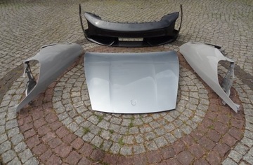 KOMPLETNÍ PŘEDNÍ KAPOTA BLATNÍKY BLATNÍK NÁRAZNÍK PORSCHE TAYCAN