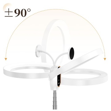 Lampa pierścieniowa RING LED do zdjęć filmów selfie makijażu ULANZI LT030