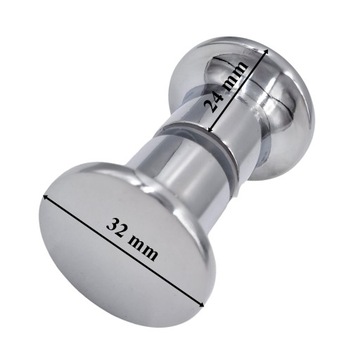 UCHWYT KLAMKA RĄCZKA GAŁKA DO KABINY PRYSZNICOWEJ CHROM METAL