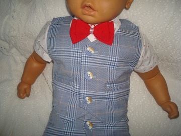 КОМПЛЕКТ ЖИЛЕТ ОДЕЖДЫ /КРЕЩЕНИЕ/СВАДЬБА/ 68