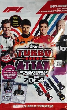 F1 TURBO ATTAX 2024 FORMULA 1 MEGA MULTIPACK Karty